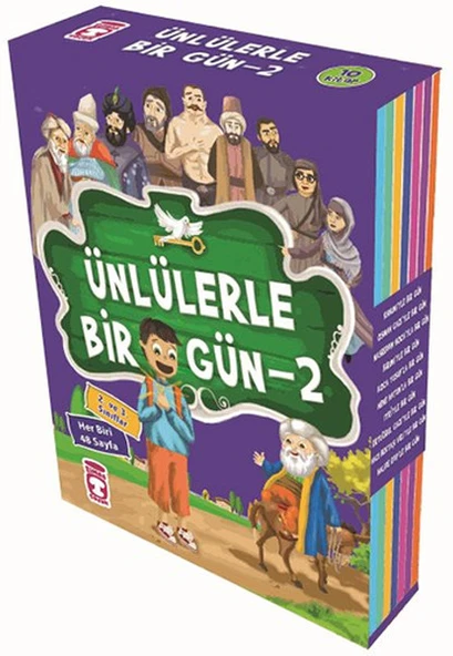 Ünlülerle Bir Gün 2 Seti - 10 Kitap Takım - Resim 3