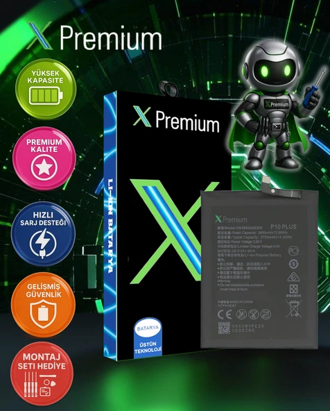 Huawei Mate 20 Lite / Honor Play / Nova 3 / Nova 4 / P10 Plus Batarya Xpremium Pil Süper Yüksek Kalite HB386589ECW ürün görseli 1