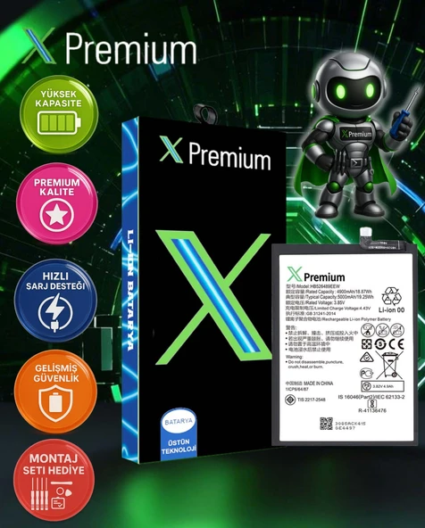 Huawei Y6 Prime 2020 Batarya Xpremium Pil Süper Yüksekalite HB526489EEW ürün görseli 1