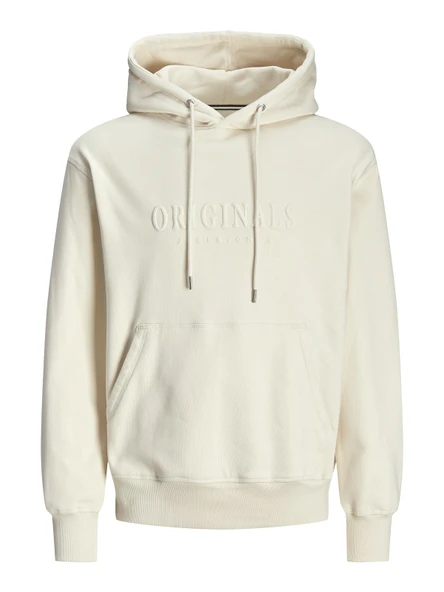JACK JONES Original Yazılı Erkek Kapüşonlu Sweatshirt 12270541 ürün görseli 1