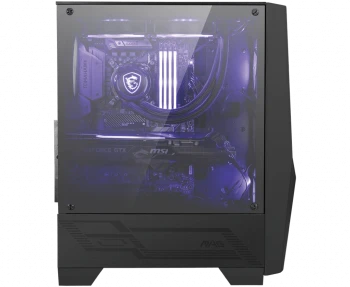 MSI MAG FORGE 100M TEMPERLİ CAM ATX GAMING KASA - Resim 3