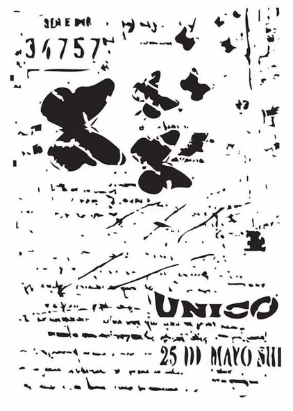 MIX MEDİA STENCIL MA SERİSİ MA66 21X29 ürün görseli 1