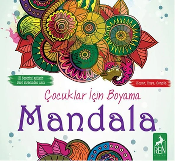 Çocuklar İçin Boyama - Mandala - Resim 2
