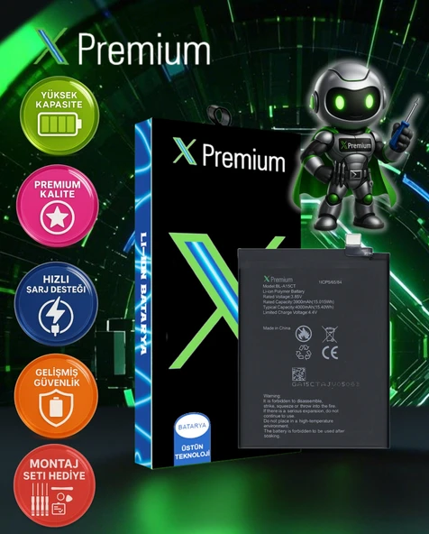 General Mobile GM 20 / Omix X300 / Omix X500 Batarya Xpremium Pil Süper Yüksek Kalite 3900 mAh ürün görseli 1