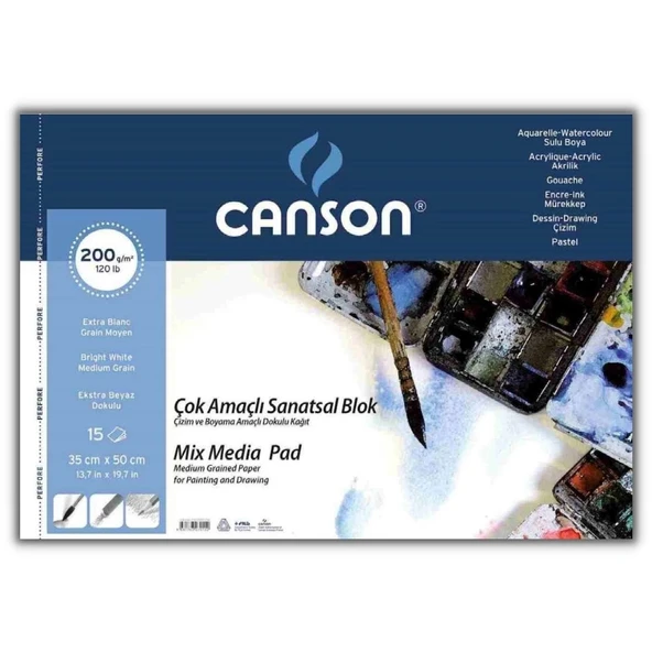Canson 35X50 Çizim Blok Defteri 1557 - 15yp ürün görseli 1