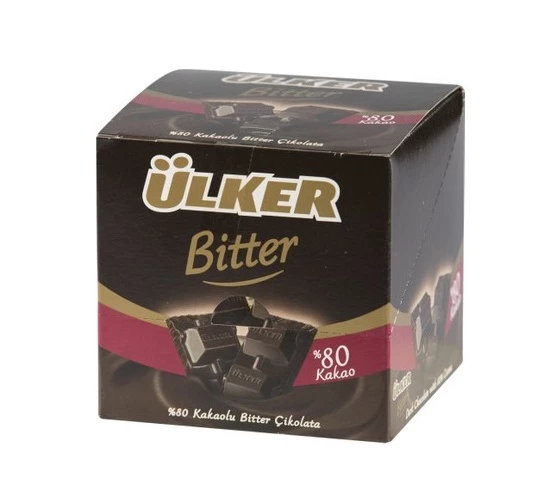Ülker Kare %80 Bitter Çikolata 60 gr 6 adet ürün görseli 1