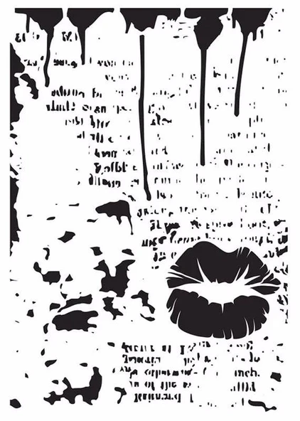 MIX MEDİA STENCIL MA SERİSİ MA71 21X29 ürün görseli 1