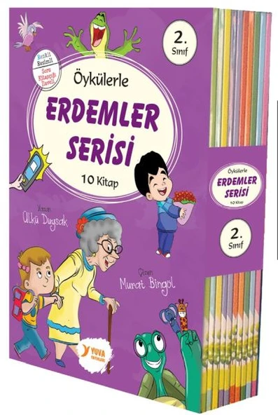 Öykülerle Erdemler Serisi 2. Sınıf 10 Kitap - Resim 2