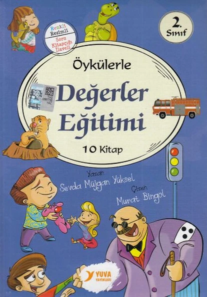 Öykülerle Değerler Eğitimi 2. Sınıflar İçin 10 Kitap Set ürün görseli 1
