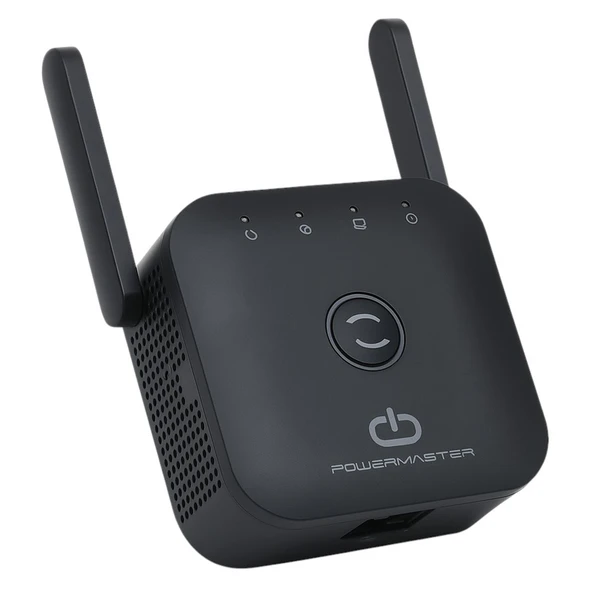 300 Mbps, 2.4 Ghz, 2 Anten Wifi Router Repeater Access Point, Priz Tipi, powermaster, ürün görseli 1