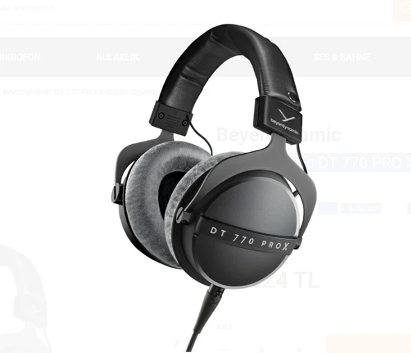 Beyerdynamic DT 770 PRO X Stüdyo Kulaklık ürün görseli 1