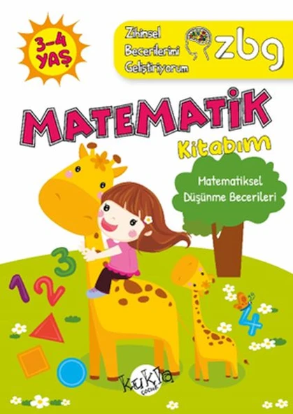 ZBG 3-4 Yaş Matematik Kitabım ürün görseli 1
