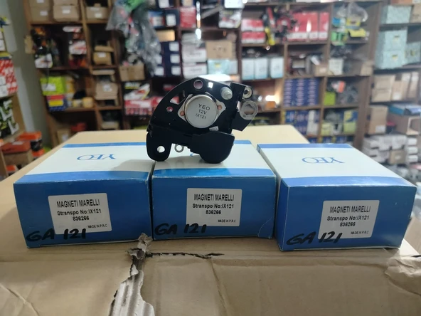 YEO 12V KÖMÜRLÜ KONJEKTÖR MARELLI-DENSO TİPİ (TEK CIVATALI) FIAT-JCB-OPEL-ROVER-TOFAŞ ürün görseli 1