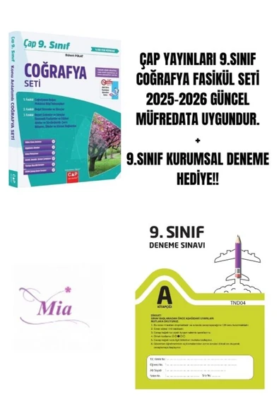 ÇAP YAYINLARI 9.SINIF COĞRAFYA FASİKÜL SET HEDİYELİ ürün görseli 1