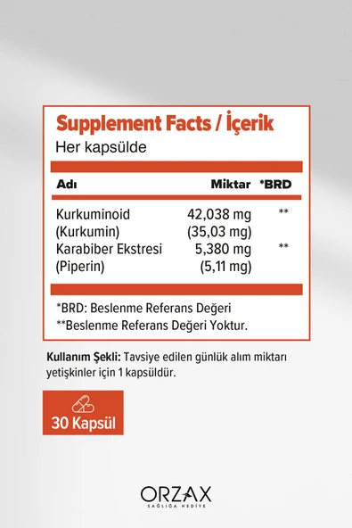 Ocean Curcumin 30 Licaps Kapsul - Resim 2