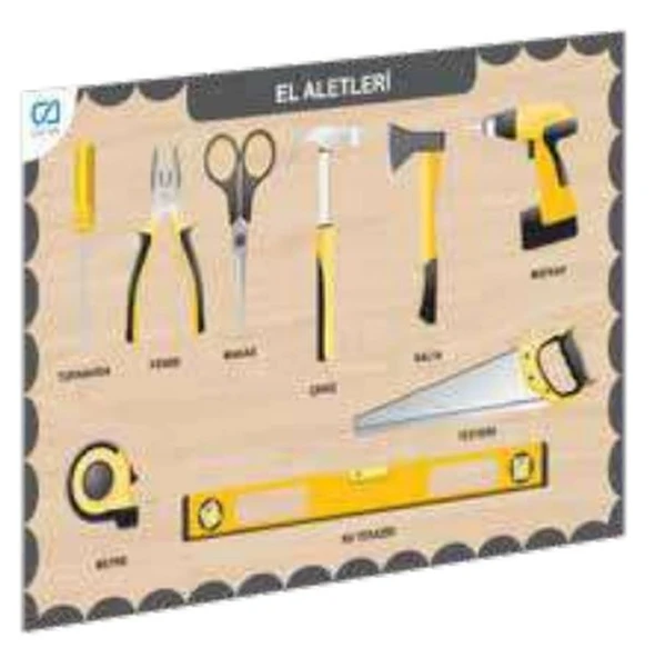 Ahşap El Aletleri Eğitici Set - Resim 3