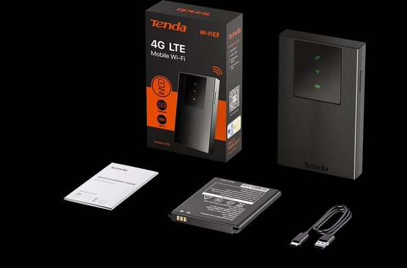 TENDA MF3 3G/4G LTE WİFİ6 USB-C MODEM ürün görseli 1