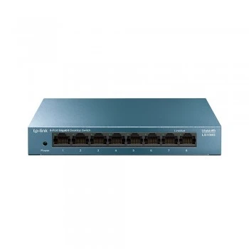 TP-LINK LS108G 8PORT 10/100/1000 YÖNETİLEMEZ SWITCH ürün görseli 1