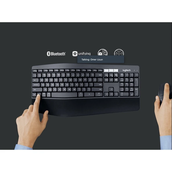 LOGITECH MK850 KLAVYE MOUSE SET 920-008230 - Resim 4