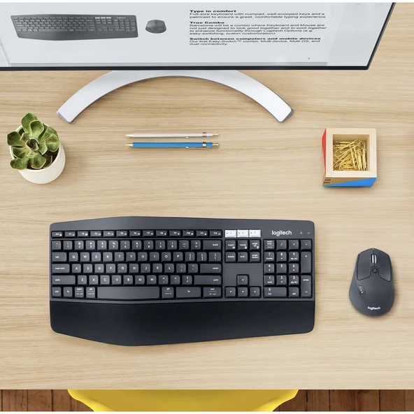 LOGITECH MK850 KLAVYE MOUSE SET 920-008230 - Resim 6
