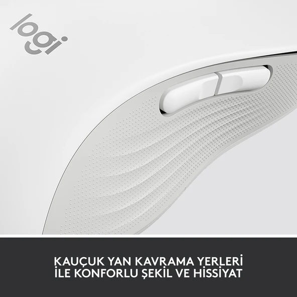 LOGİTECH M650 SİGNATURE KABLOSUZ MOUSE BEYAZ 910-006255 - Resim 7