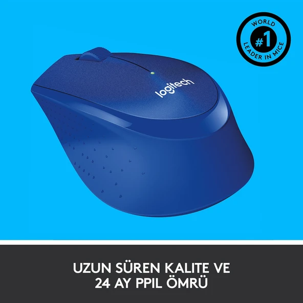 LOGITECH M330 1000DPI MAVİ MOUSE 910-004910 - Resim 5