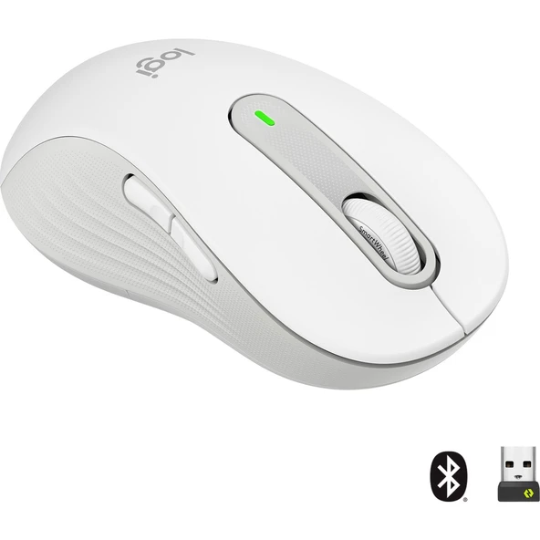 LOGİTECH M650 SİGNATURE KABLOSUZ MOUSE BEYAZ 910-006255 ürün görseli 1