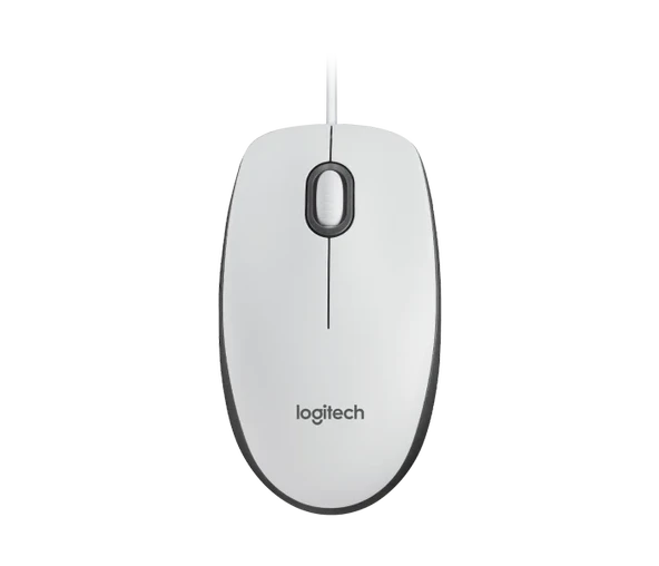 LOGITECH M100 KABLOLU BEYAZ MOUSE - 910-006764 ürün görseli 1