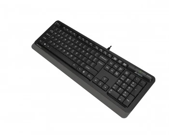 A4 TECH FK10 FN-MULTİMEDYA Q KLAVYE USB GRİ - Resim 2