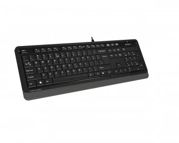 A4 TECH FK10 FN-MULTİMEDYA Q KLAVYE USB GRİ - Resim 4