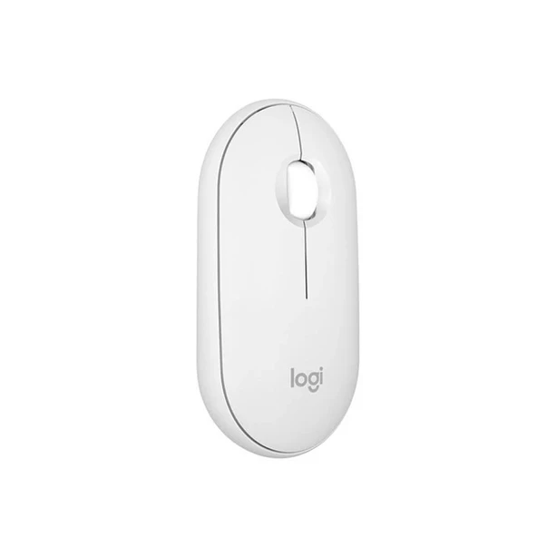 LOGITECH PEBBLE M350S BEYAZ KABLOSUZ SESSİZ MOUSE 910-007013 - Resim 3