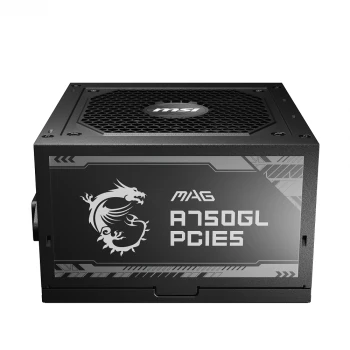 MSI MAG A750GL PCIE5 750W 80+GOLD POWER SUPPLY ürün görseli 1