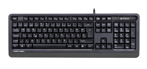 A4 TECH FK10 FN-MULTIMEDYA F KLAVYE USB GRİ - Resim 2