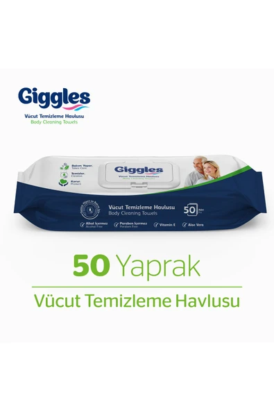 GİGGLES PERINE VE VÜCUT TEMIZLEME HAVLUSU (1X50X24 ürün görseli 1