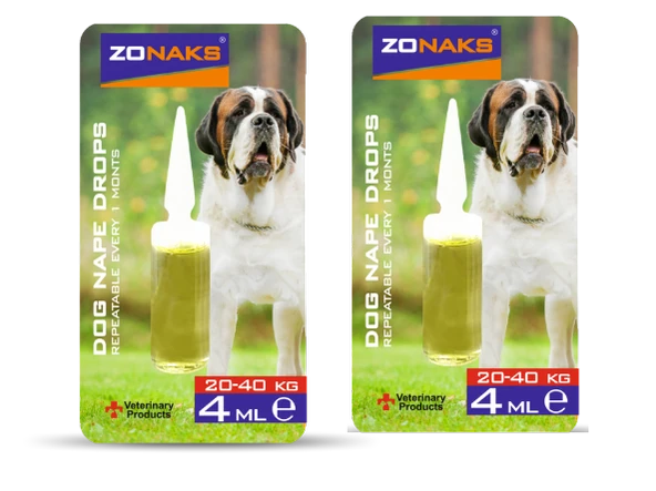 Köpekleriniz Için Ense Dış Damla 20 - 40 Kg Ağırlığındaki Için 4 ml X 2 Adet ürün görseli 1