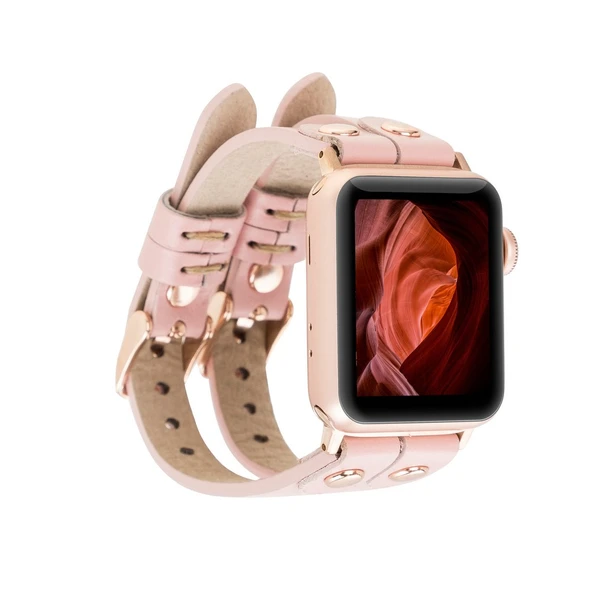 Apple Watch Uyumlu Deri Kordon Ely Double Tour NU2 ürün görseli 1