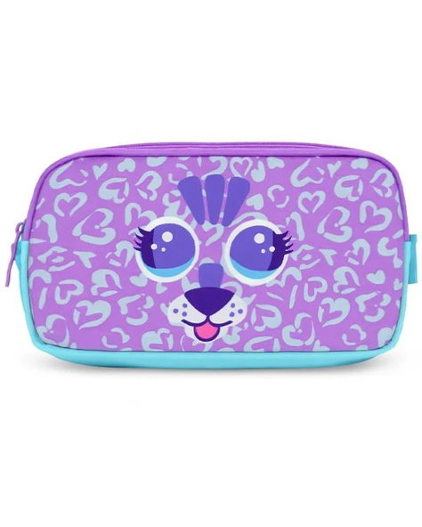 Kaukko Kids Kalem Çantası Cute Face Tiger L8144 ürün görseli 1