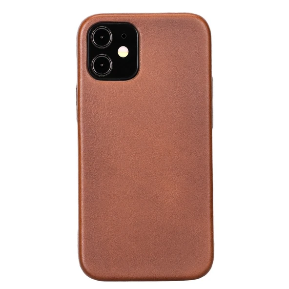 Apple iPhone 12 mini Uyumlu Deri Arka Kapak ROCK RST2EF Taba ürün görseli 1