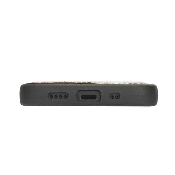 Apple iPhone 12 mini Uyumlu Deri Arka Kapak RST2EF Taba - Resim 2