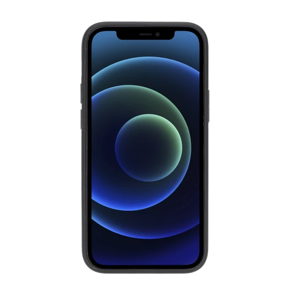 Apple iPhone 12 mini Uyumlu Deri Arka Kapak RST2EF Taba - Resim 3