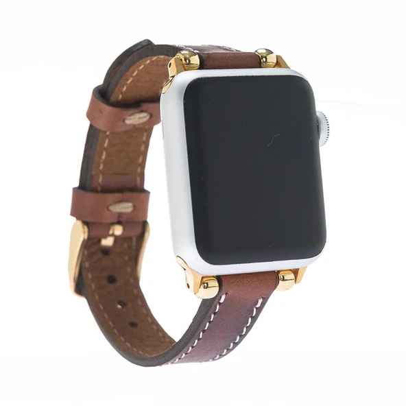 Apple Watch Uyumlu Deri Kordon 38-40-41mm Slim RST2EF ürün görseli 1