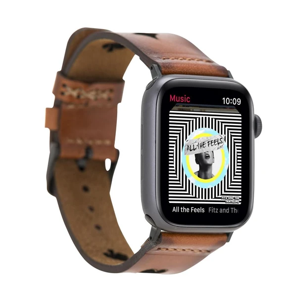 Apple Watch Uyumlu Deri Kordon 42-44-45mm Avesta RST2EF ürün görseli 1