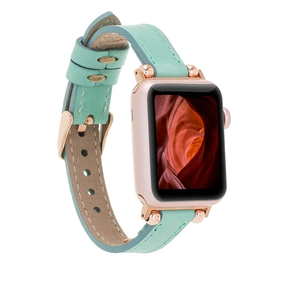 Apple Watch Uyumlu Deri Kordon 42-44-45mm Ferro BRN7 ürün görseli 1