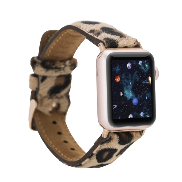 Apple Watch Uyumlu Deri Kordon 42-44-45mm LEO1N ürün görseli 1