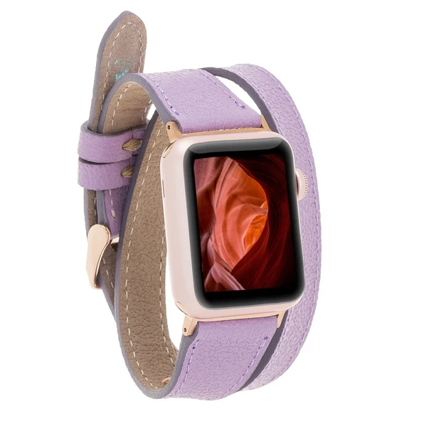 Apple Watch Uyumlu Deri Kordon 42-44-45mm DT CP22 ürün görseli 1
