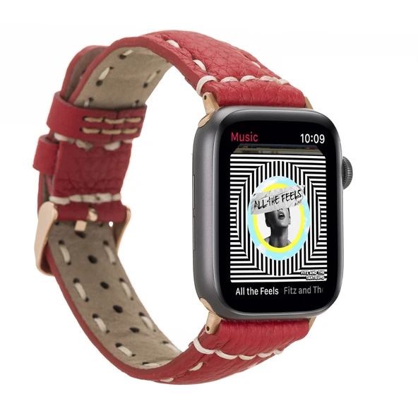 Apple Watch Uyumlu Deri Kordon 38-40-41mm SM43 ERC2 ürün görseli 1