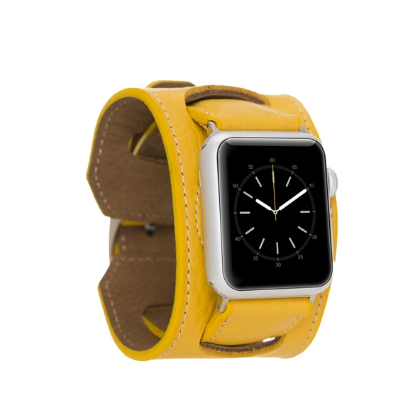 Apple Watch Uyumlu Deri Kordon 42-44-45mm Cuff FL12 ürün görseli 1