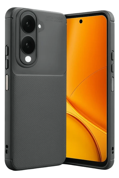 Zipax Vivo Y29S Kılıf Karbon Görünümlü Silikon Azn-Carbon ürün görseli 1