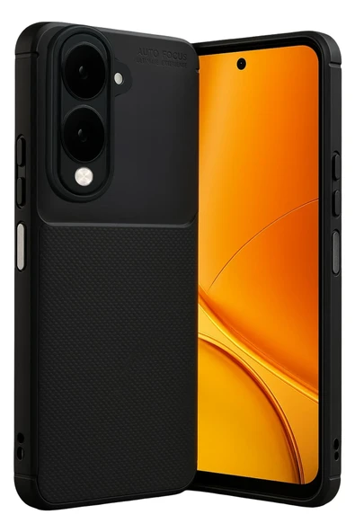 Zipax Vivo Y29S Kılıf Karbon Görünümlü Silikon Azn-Carbon ürün görseli 1