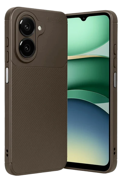 Zipax Xiaomi Redmi A5 4G Kılıf Karbon Görünümlü Silikon Azn-Carbon ürün görseli 1
